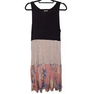 Women's Egs Colorblock Dress Size Medium Lightweight Flowy Spring Picnic Summer